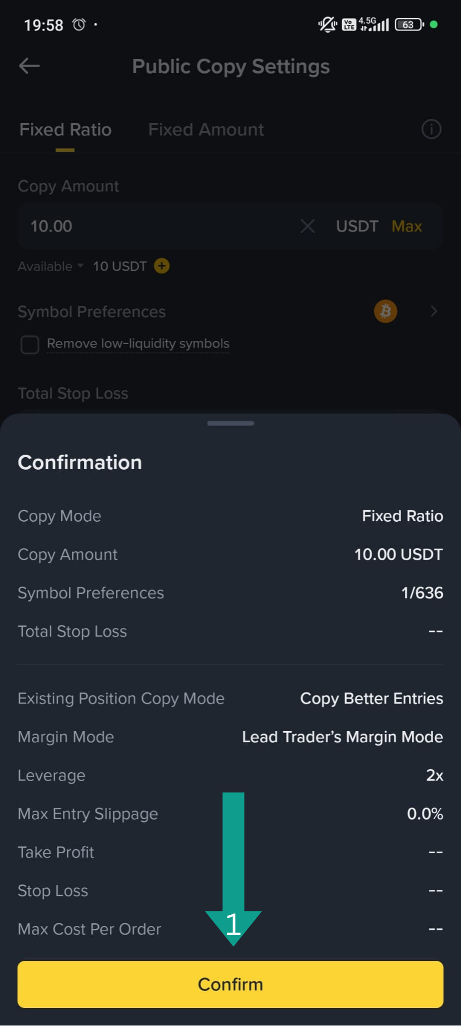 Binance setup step 6